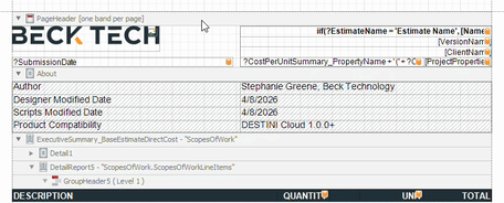 Add WBS Grouping Info to Page Headerpt1
