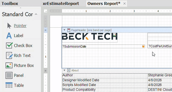 Add WBS Grouping Info to Page Headerpt2