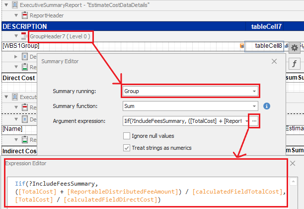 Configure Group Summary