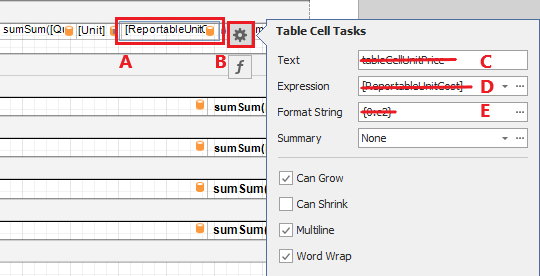 Clean Up Contents Inside Old ReportableUnitCost Field