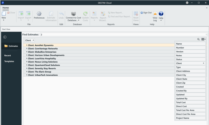 Cloud_StartMenu_EstimateGroups