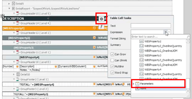 Report_ColumnHeaderParameter