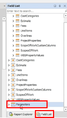 Report_Parameter_FieldList