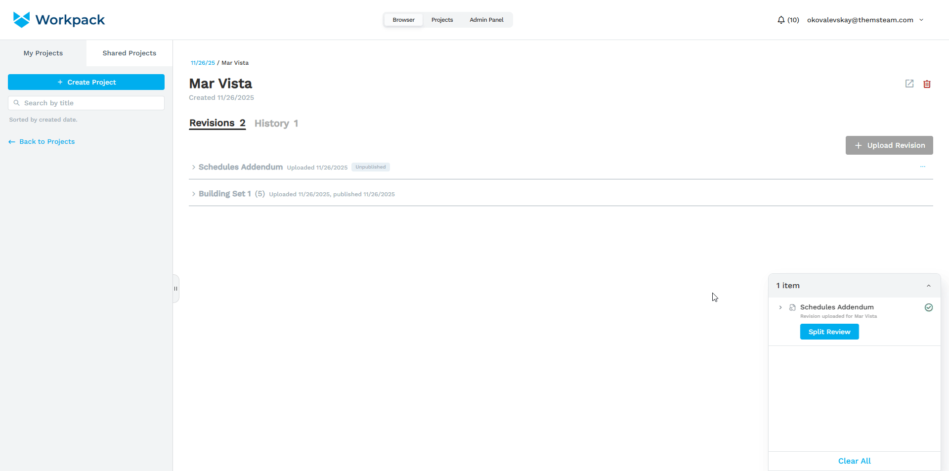 Workpack_DrwgSetsPublish