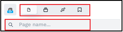 Navigation and search options