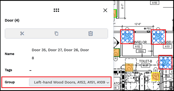 Multi-selecting for a group