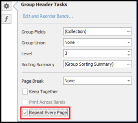 Select Repeat Every Page