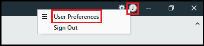 Configure reports location from User Preferences