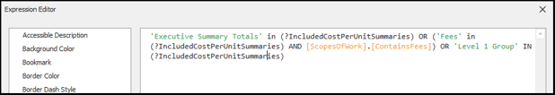 Paste the expression into the editor