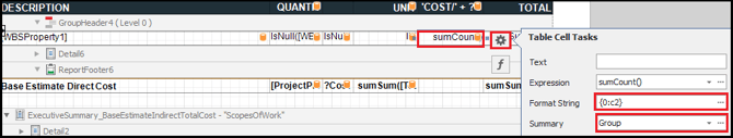 Enter the specified information in the cells