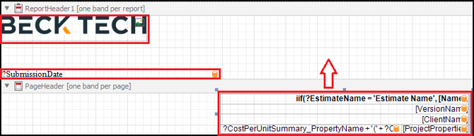 Move the controls from the PageHeader to the ReportHeader