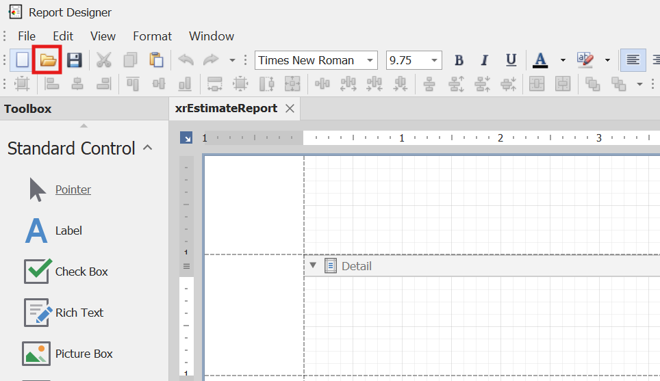 Export/Import Report Styles in Report Designer