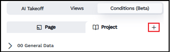 Click the + button to open the Conditions Library.
