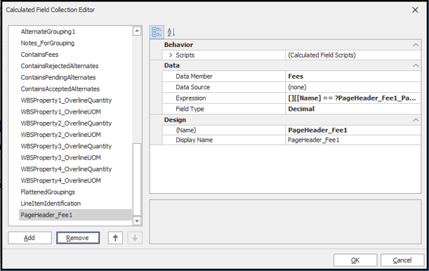 Adding a new calculated field