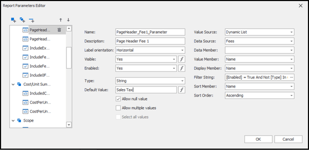 Properties of the new parameter