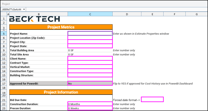 The Project View