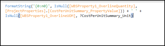 Copy and paste the expression from the table