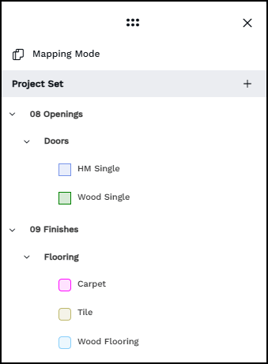 Mapping Mode panel