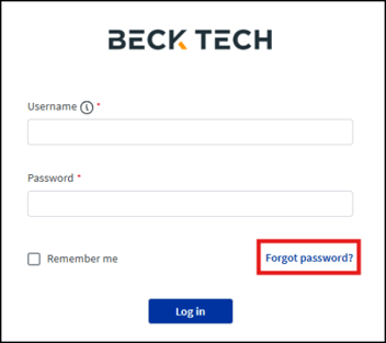 Click Forgot Password