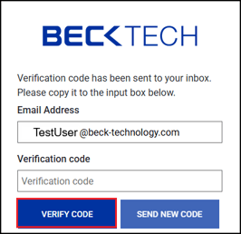Email verification