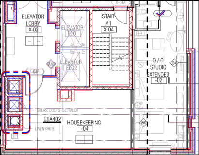 Color-coded overlay revisions