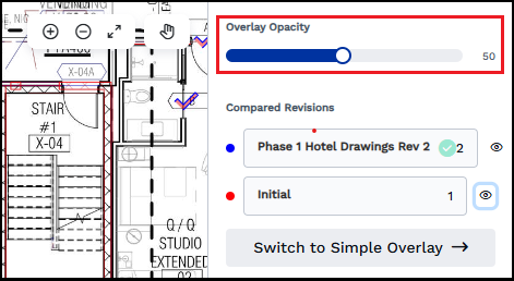 The Overlay Opacity slider