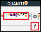 Click the Function button