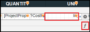 Click the cell to the right of the cell you just configured