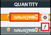 Click the cell in the Quantity column