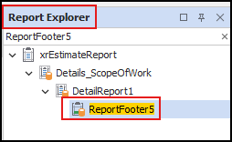 Search for ReportFooter5