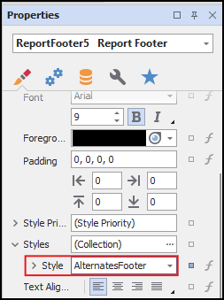 Select AlternatesFooter