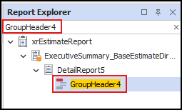Search for GroupHeader4