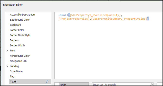Copy and paste the new expression