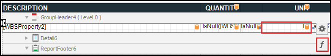 Click the next cell to the right and then click the Function button