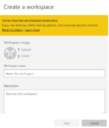 How to create a Power BI Workspace
